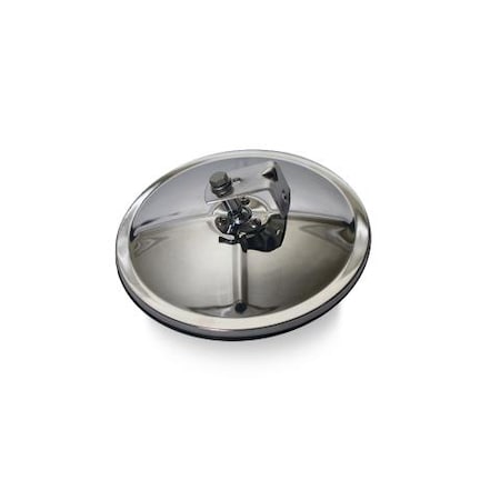 Velvac 7.5" Convex Hd Chrome Off-Set Mount 708555